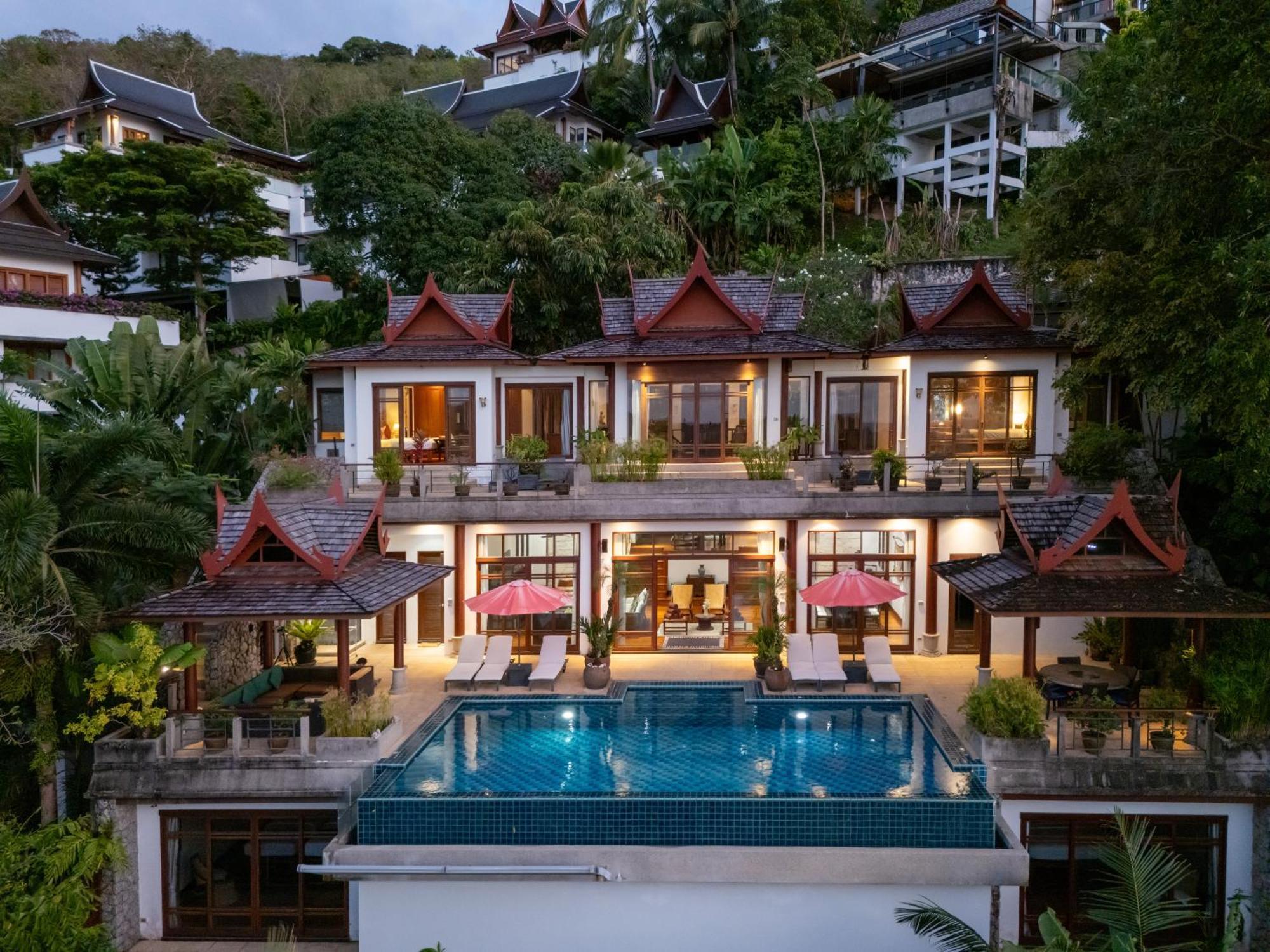 Surin Luxurious 6Br Private Swimming Pool Stunning Sunset Villa Phuket Exterior foto