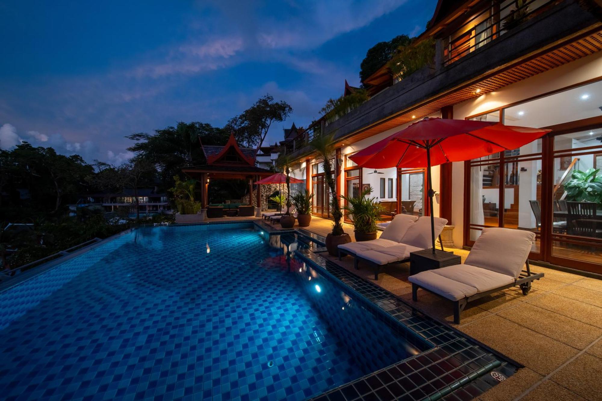 Surin Luxurious 6Br Private Swimming Pool Stunning Sunset Villa Phuket Exterior foto