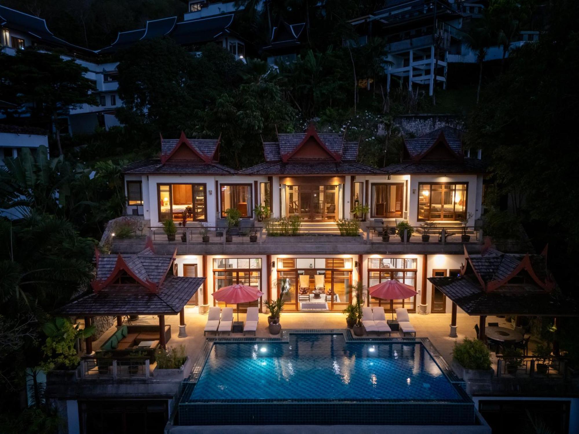 Surin Luxurious 6Br Private Swimming Pool Stunning Sunset Villa Phuket Exterior foto