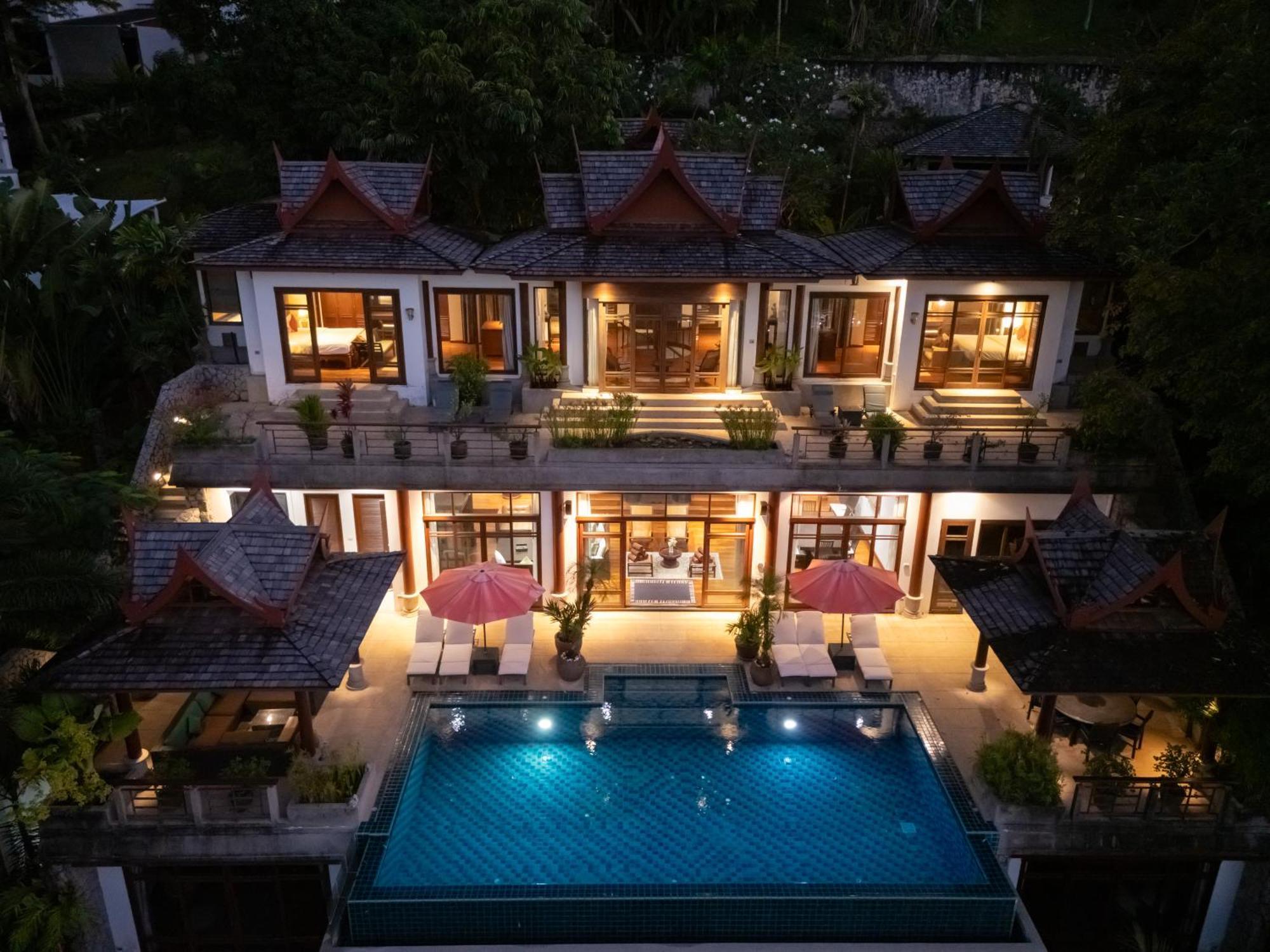 Surin Luxurious 6Br Private Swimming Pool Stunning Sunset Villa Phuket Exterior foto